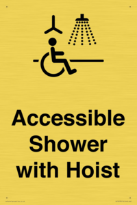 Accessible Shower with Hoist